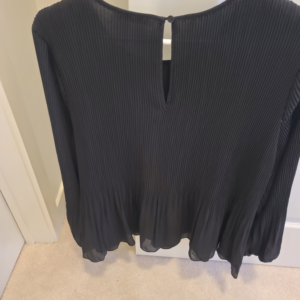 Ricki's Black Pleated Blouse - Picture 6 of 9